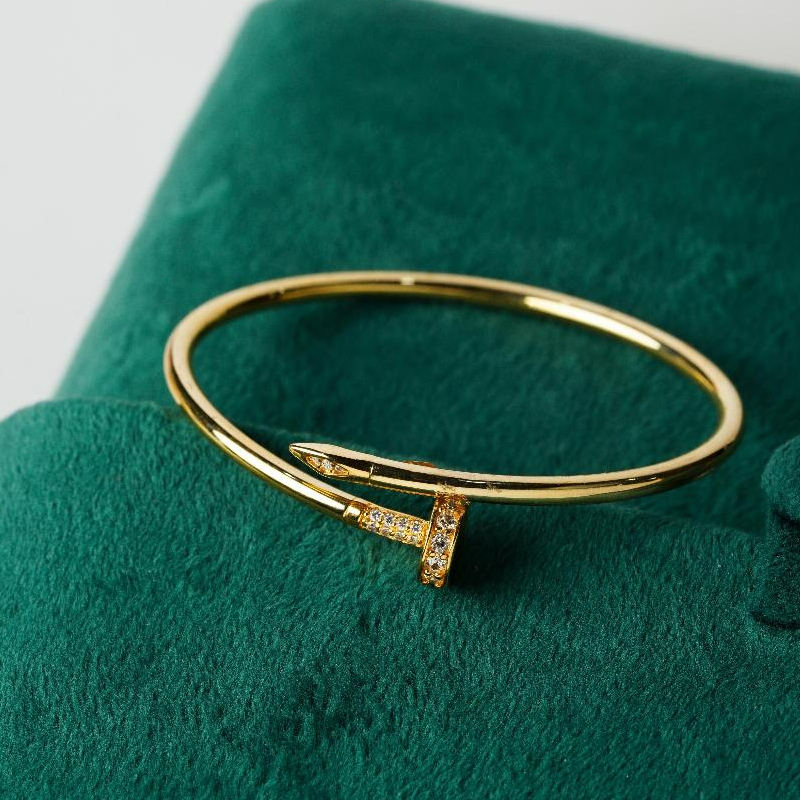 Gelang Bangle Emas 8K Paku Yellow Gold 00034417