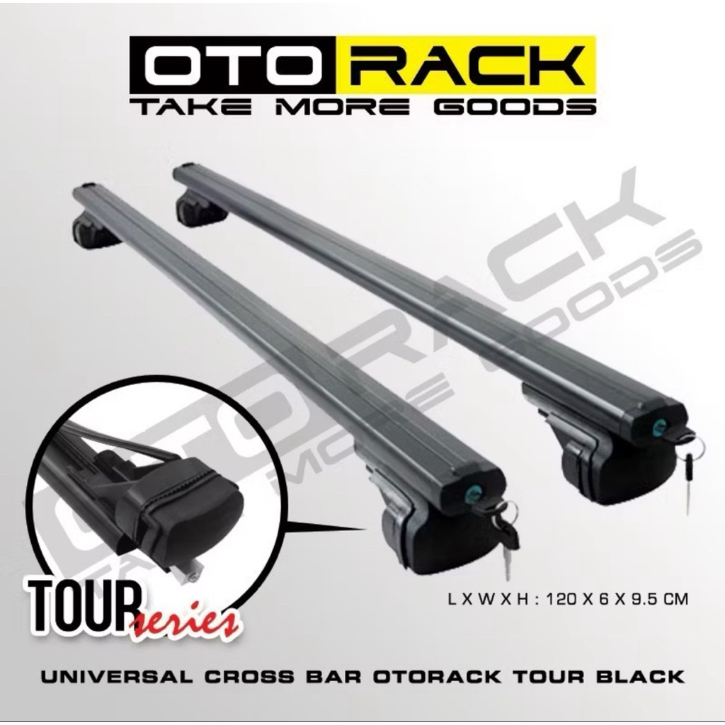Otoproject Cross Bar Otorack Tour series | Kaki Bagasi Rush / Fortuner / Pajero Lama