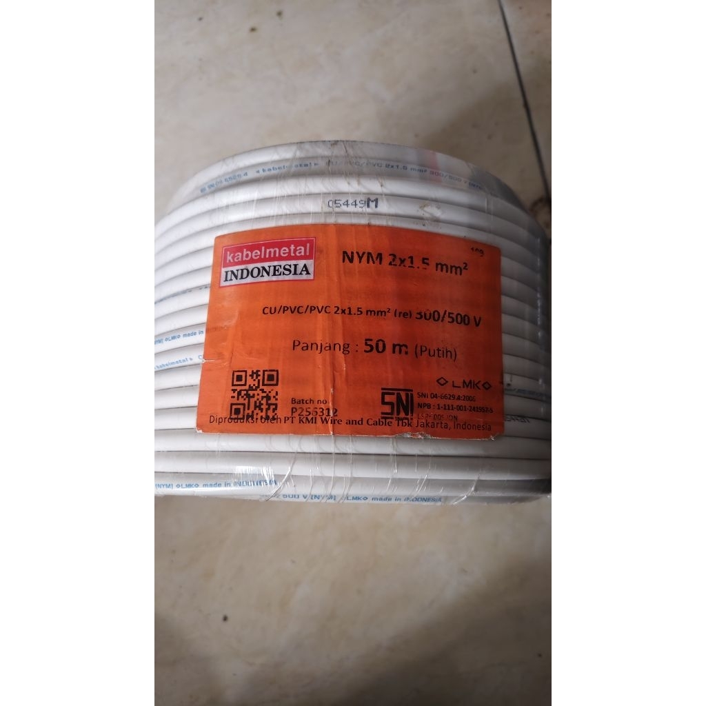 kabel 2x1,5 nym 50m metal original