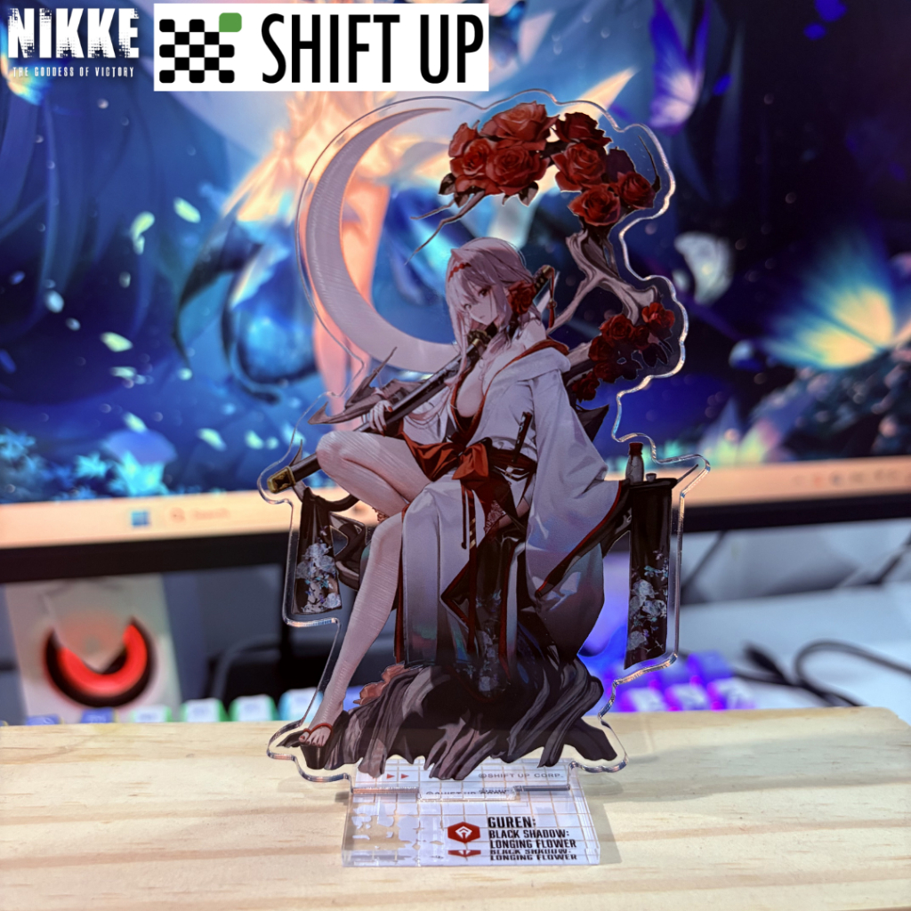 Goddess of Victory: Nikke Acrylic Stand Scarlet: Black Shadow - Longing Flower