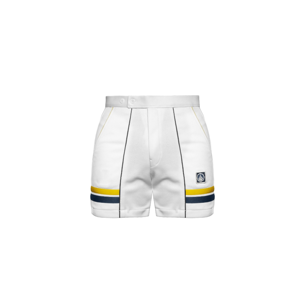 Prung Stein ShortPants 80's Celana Padel Tennis Short Boxer Warna Putih