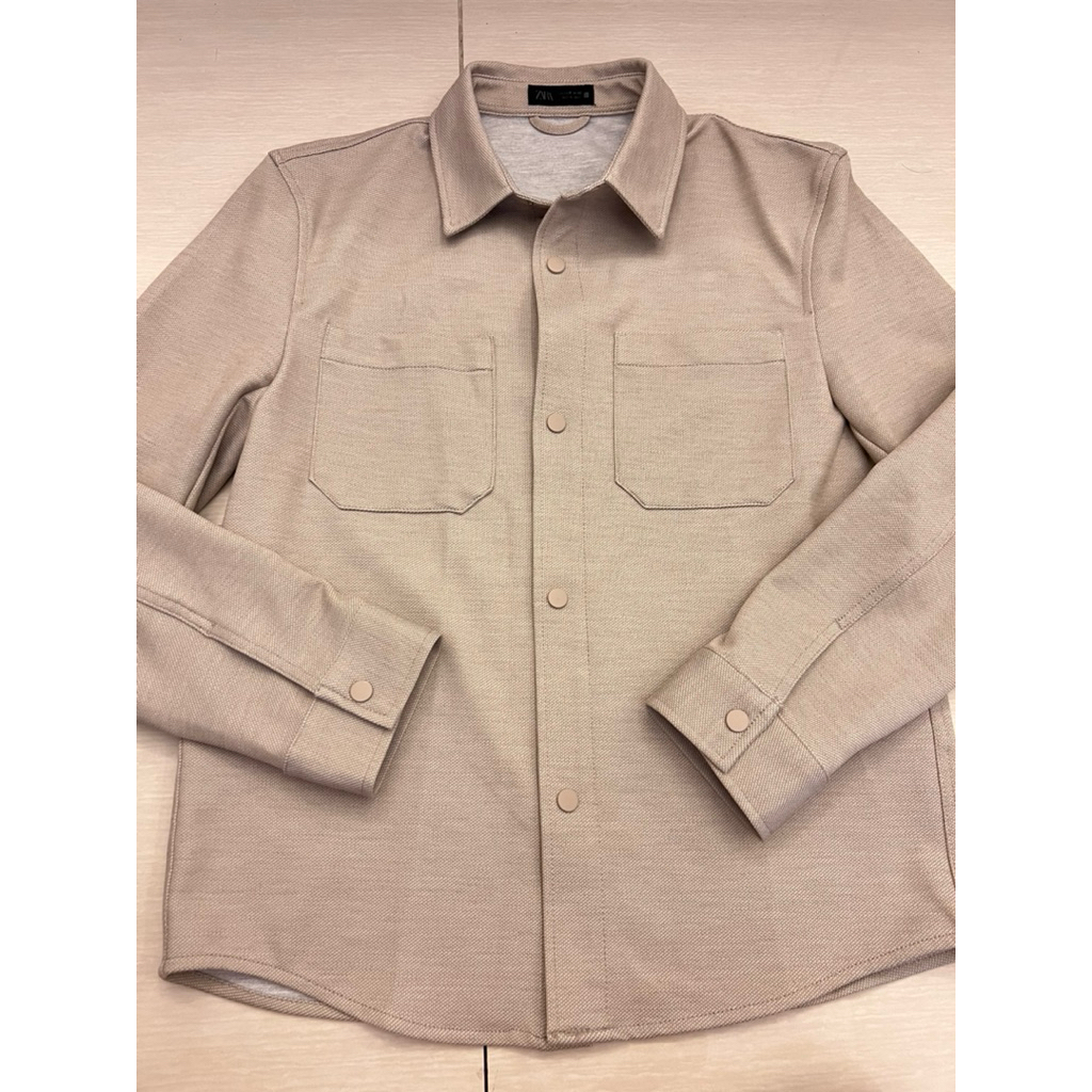 NEW original ZARA MAN Comfort Textured overshirt size M