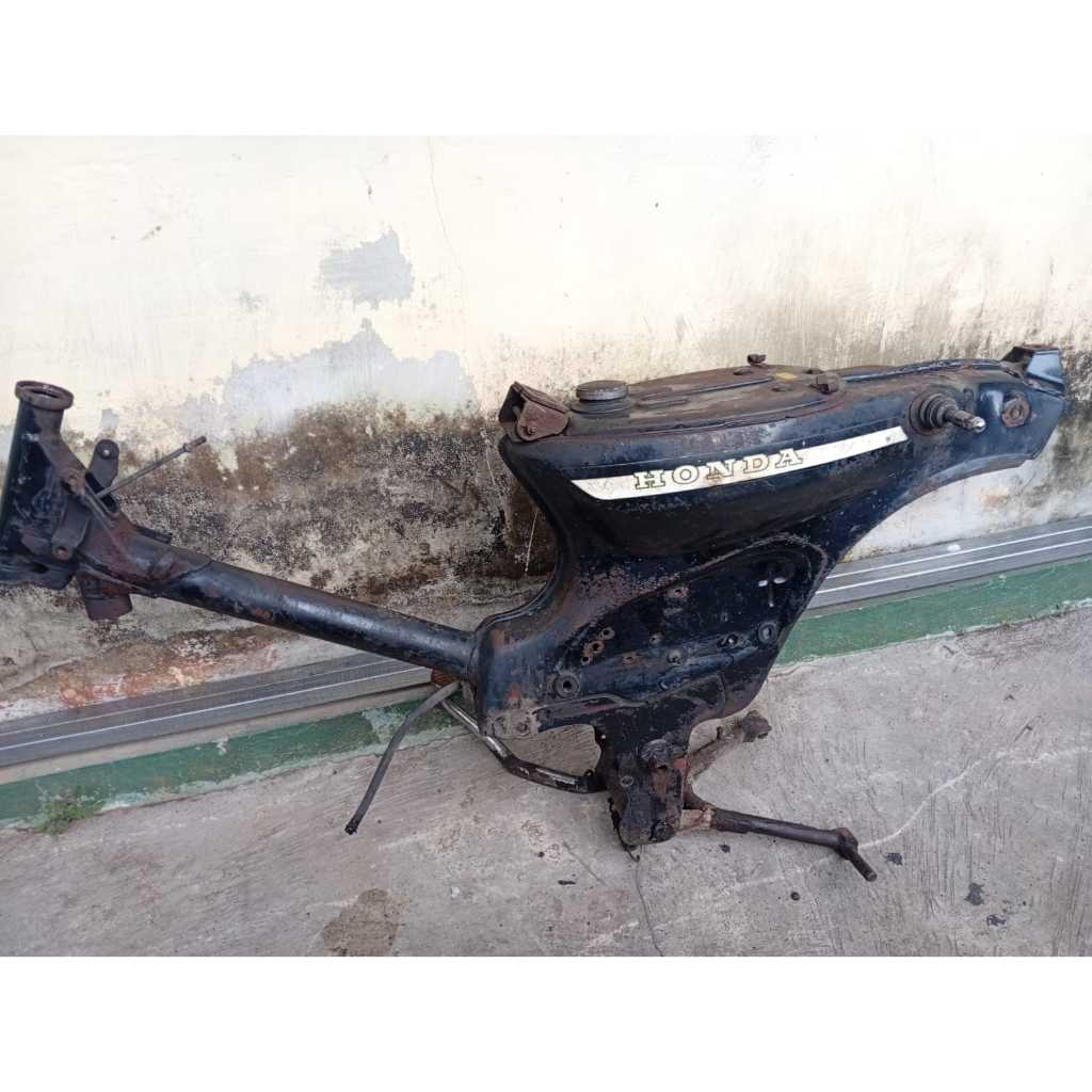 rangka frame honda c700 c800 supercub ori set tangki
