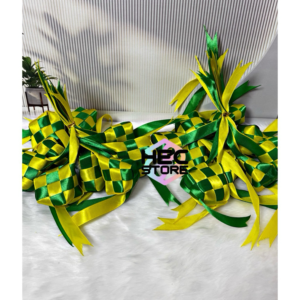 KETUPAT PITA LEBARAN | KETUPAT HIASAN LEBARAN IDUL FITRI | HIASAN KETUPAT