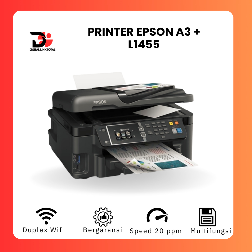 Printer Epson L1455 A3 Multifungsi warna