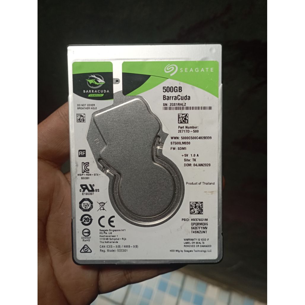 hardisk laptop 500GB