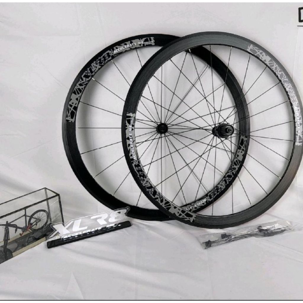 Wheelset XLR8 700C 20 24 hole profil 40mm Rimbrake