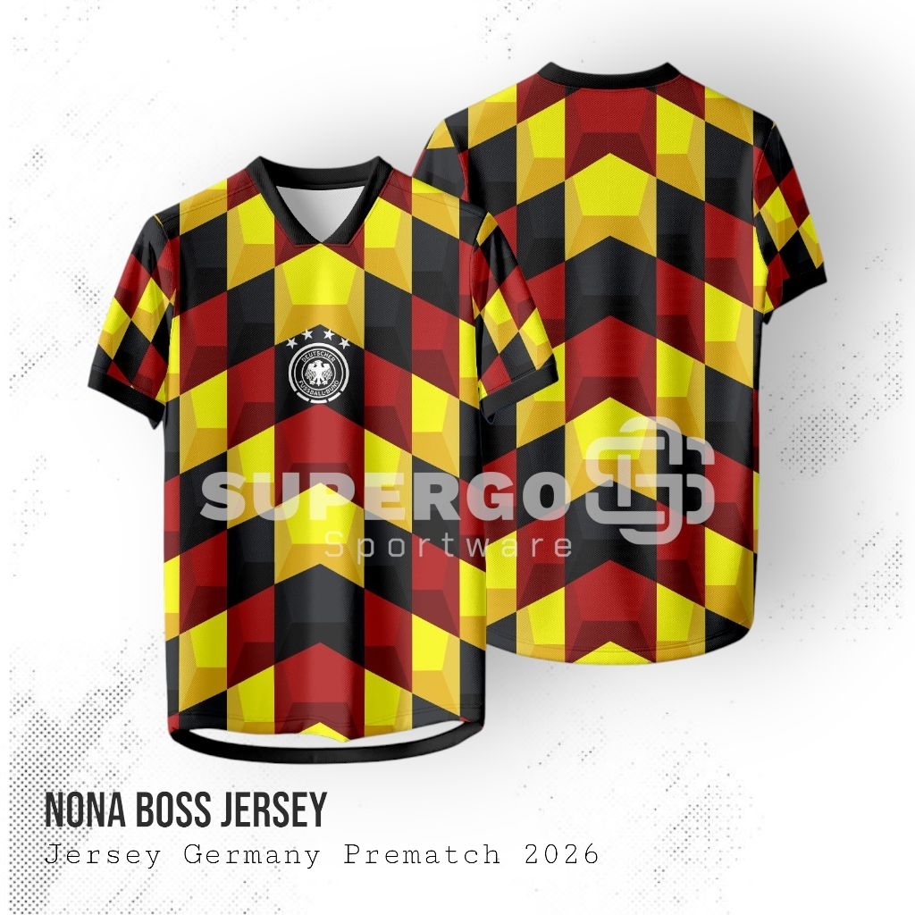 JERSEY BOLA JERMAN PREMATCH 2026 | BAHAN ADEM NYAMAN | S-XXL