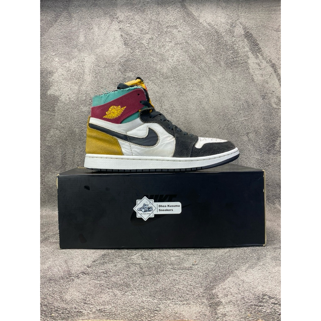 Sepatu Second Nike Air Jordan 1 Zoom CMFT ‘Multicolor’  Size 42  Original Guarantee 100%