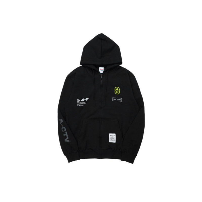 BLOODS SWEATER  HOODIE  SW DOTON ACTV BLACK