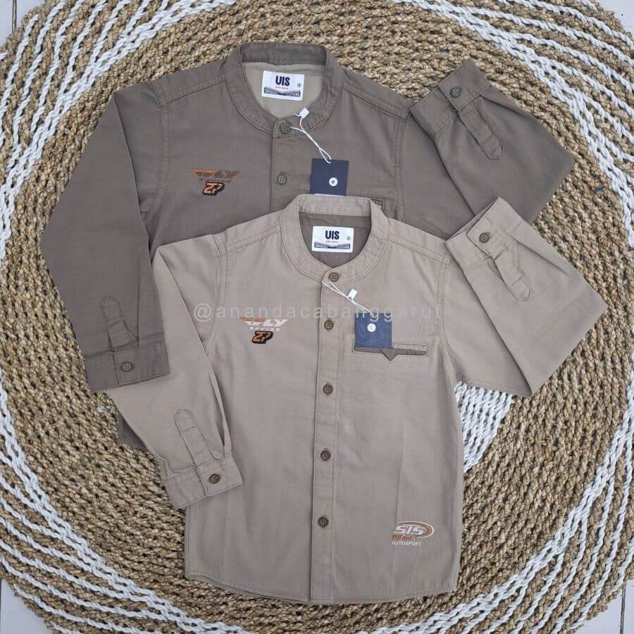 UIS Kids Kemeja Panjang Anak Laki-Laki Bahan Katun Bordir RACING 27 Terbaru