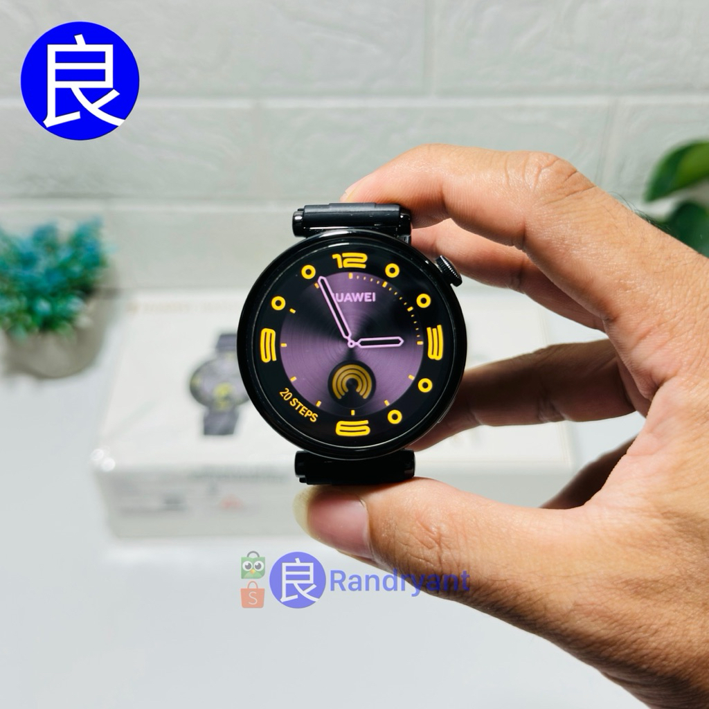 Huawei Watch GT 4 41mm Black Garansi Resmi Indo Fullset Ori Mulus Like New Bekas Second Hitam Indone
