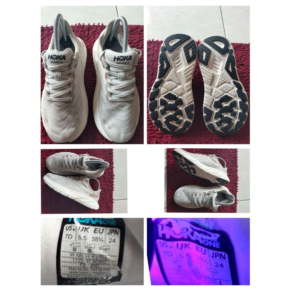 Sepatu Preloved Second Original Hoka One One Arahi 6