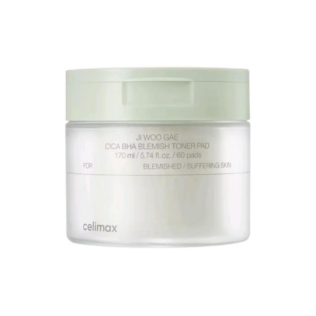 Celimax Ji Woo Gae Cica BHA Blemish Toner Pad Korea