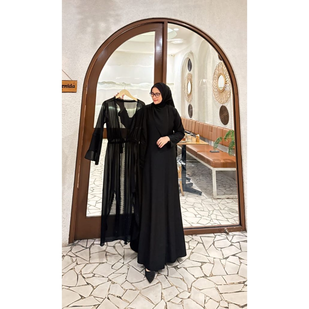 ABAYA TURKEY JERSEY OUTER LEPAS