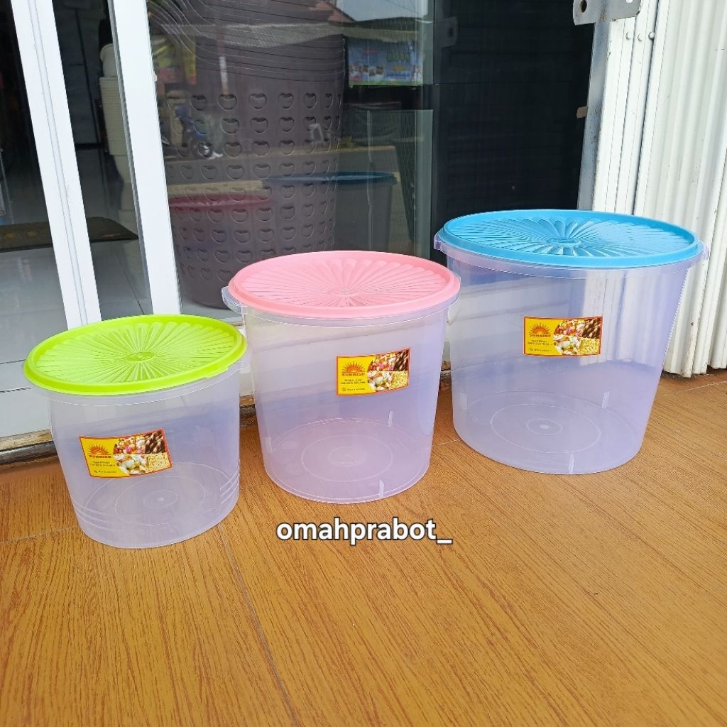 Omah Prabot - Toples Krupuk Toples Besar Toples Plastik Toples Krupuk 25 Liter