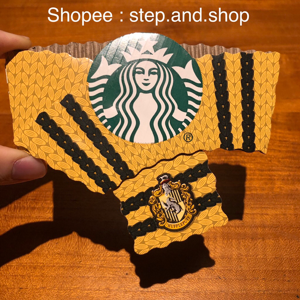 Starbucks Paper Cup Sleeves Harry Potter Ed - Hufflepuff - Limited Edition