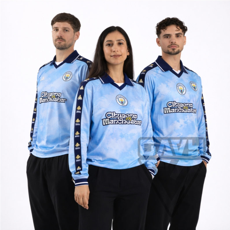 Gavy Jersey Fantasy Manchester City // Jersey Retro // Jersey Vintage // Jersey Bola Printing // Jer