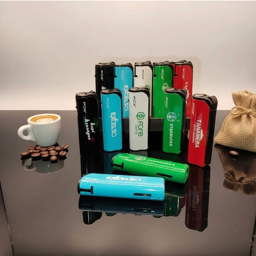 (satuan) KOREK API BARA FOX ZENITH NEO COFFEE KOPI JETFLAME REFILLABLE