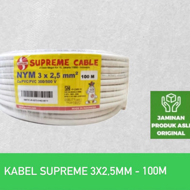 Kabel Supreme 3 x 2,5mm - 100 Meter