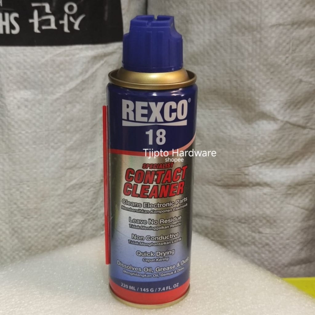Rexco 18 Specialist Contact Cleaner 200ml Cairan Pembersih Komponen Electronic 200 ml Panel Elektrik