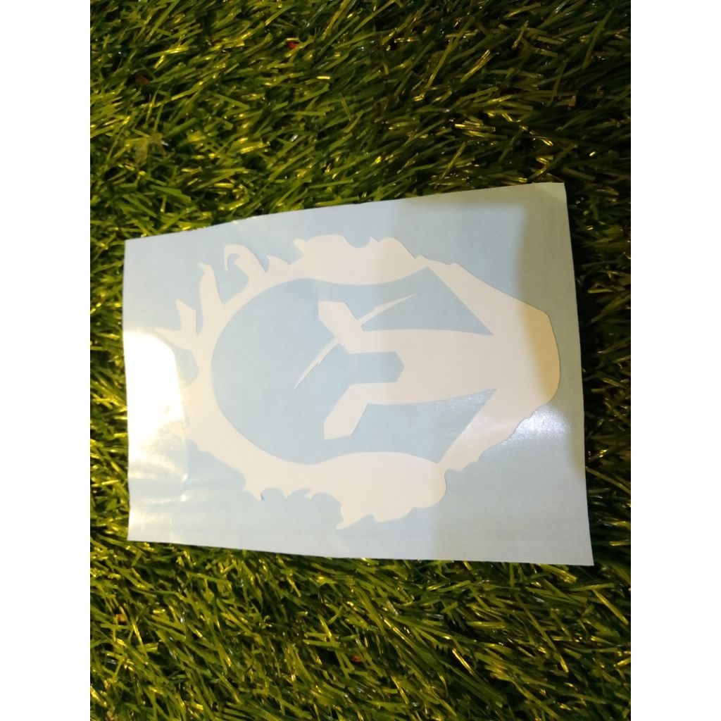 stiker cutting spartan helmet