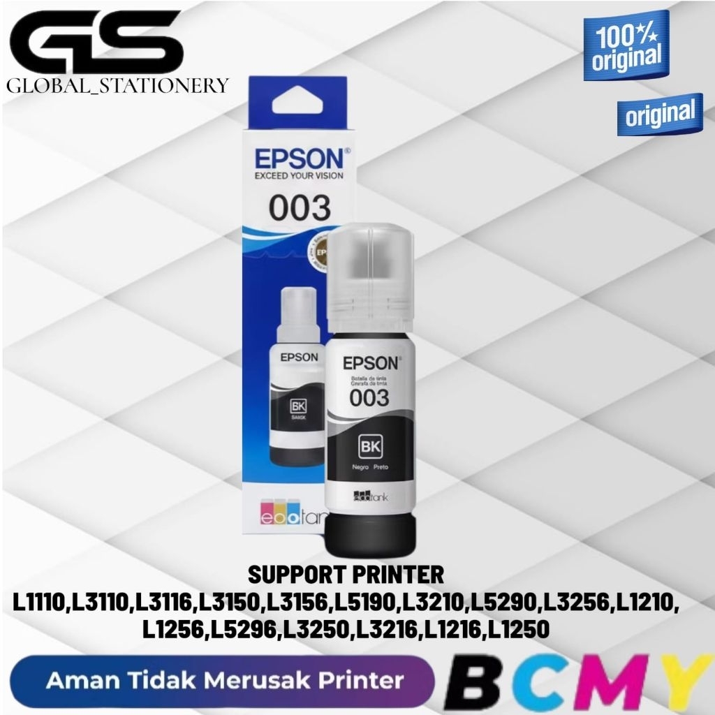 Tinta Epson 003 Black Original