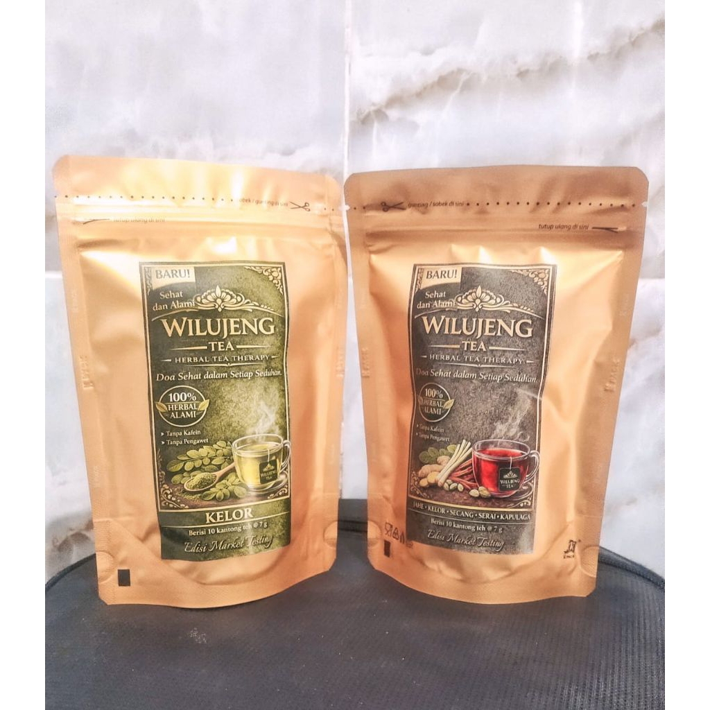 Teh wilujeng kelor dan Tea wilujeng uhu