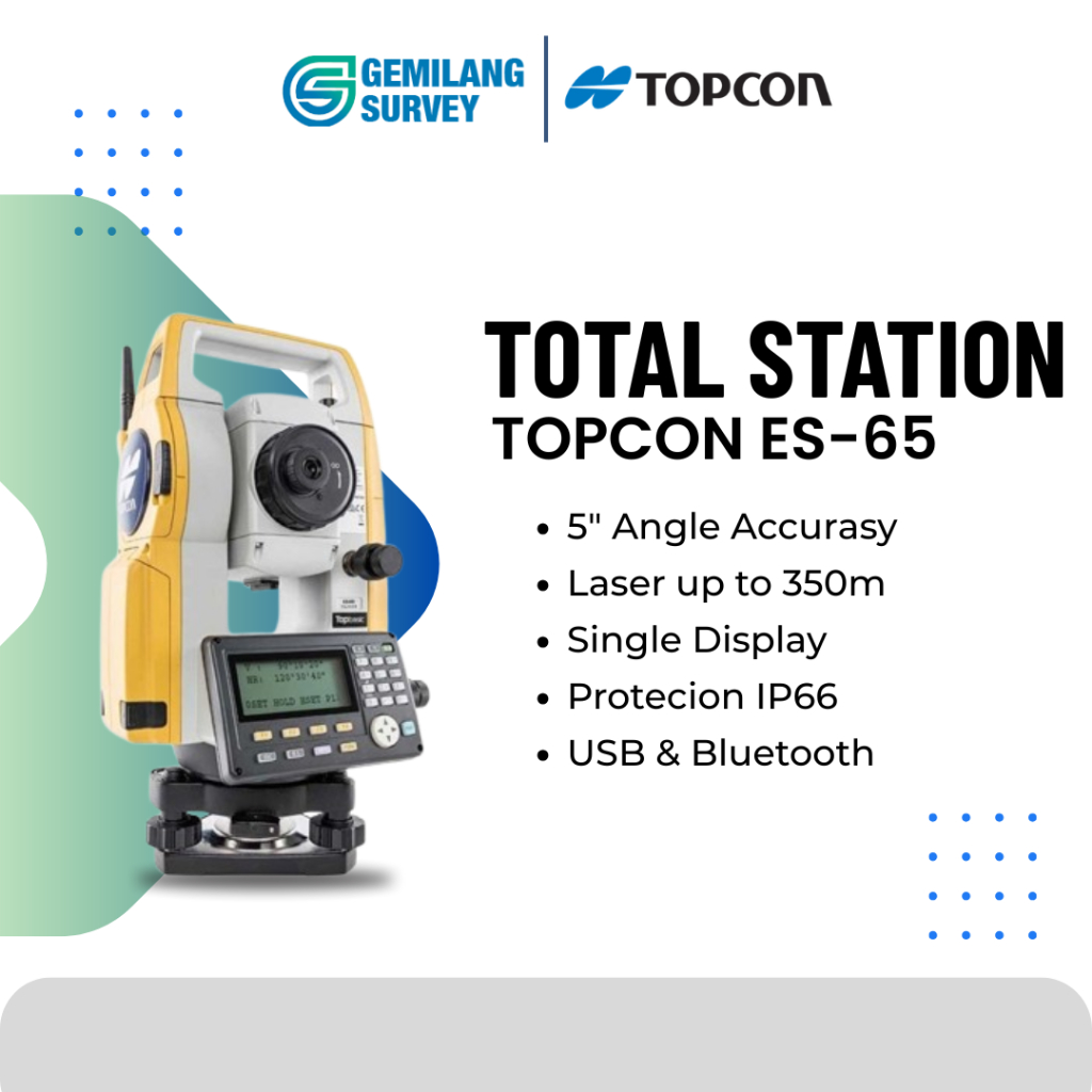 Total Station Topcon ES-65 Bekas