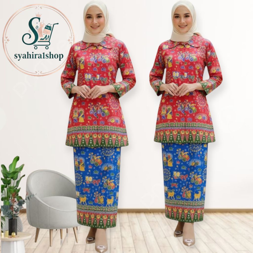 Blus Wanita Dewasa Kekinian Motif Ondel Lengan Panjang Baju Wanita Untuk Pns Atasan Wanita Dewasa Ke