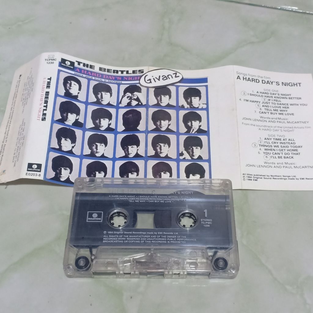 kaset pita THE BEATLES - A hard days night