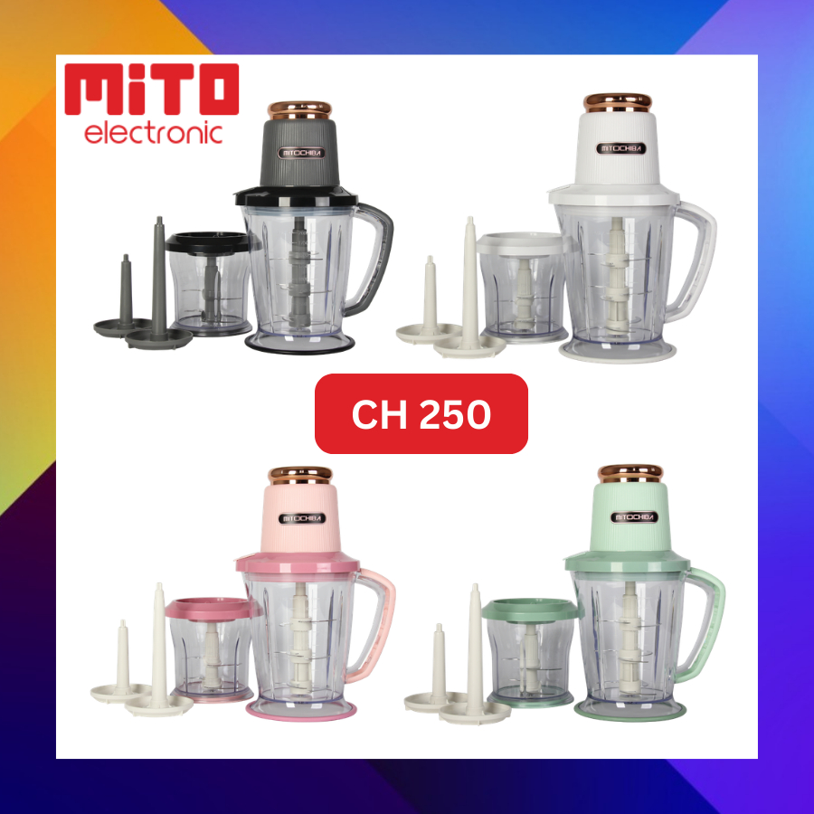 MITO Chopper Mitochiba Mito CH 250 Food Chopper 2L Blender Serbaguna CH250 2 Liter Original