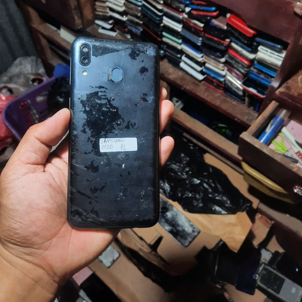 Samsung M20 minus lcd ngga ada baterai mesin normal tested