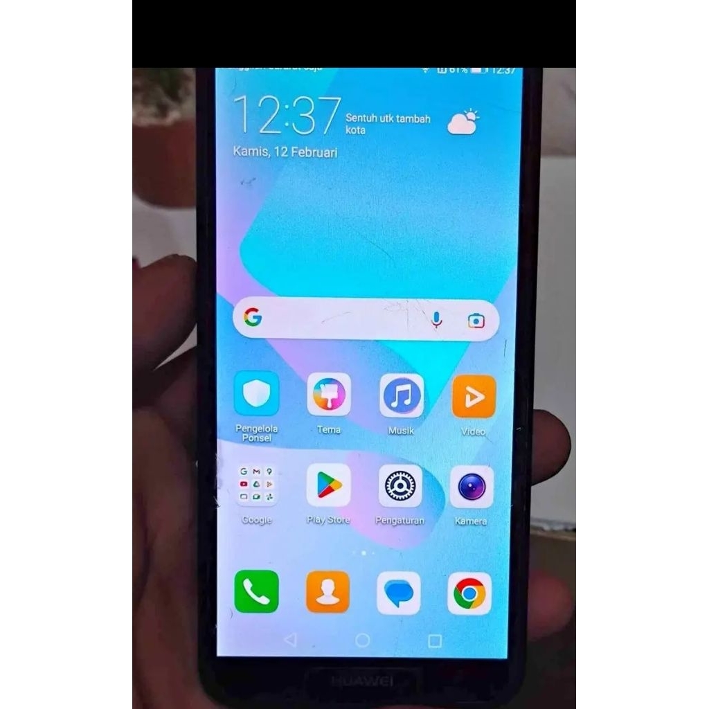 Lcd touchscreen frame huawei y5-2017{mya-L22}ORI