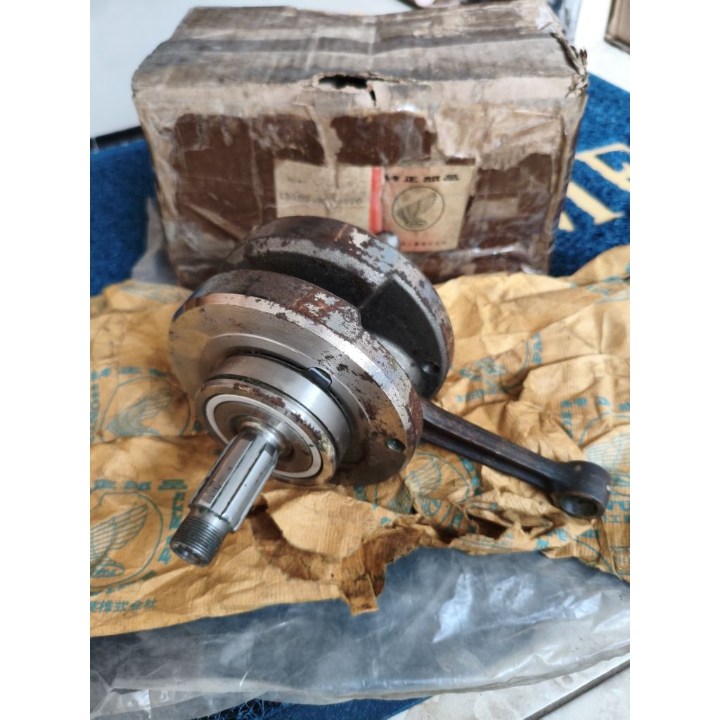 Crankshaft Comp Crankshaft Assy Kruk As As Kruk Honda XL125 SL125 CB125 CD125 Original NOS Japan 130