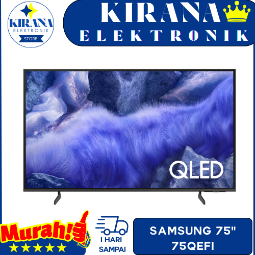 SAMSUNG 75QEF1 TV 75 INCH QLED SMART TV UHD 4K QA75QEF1AKXXD