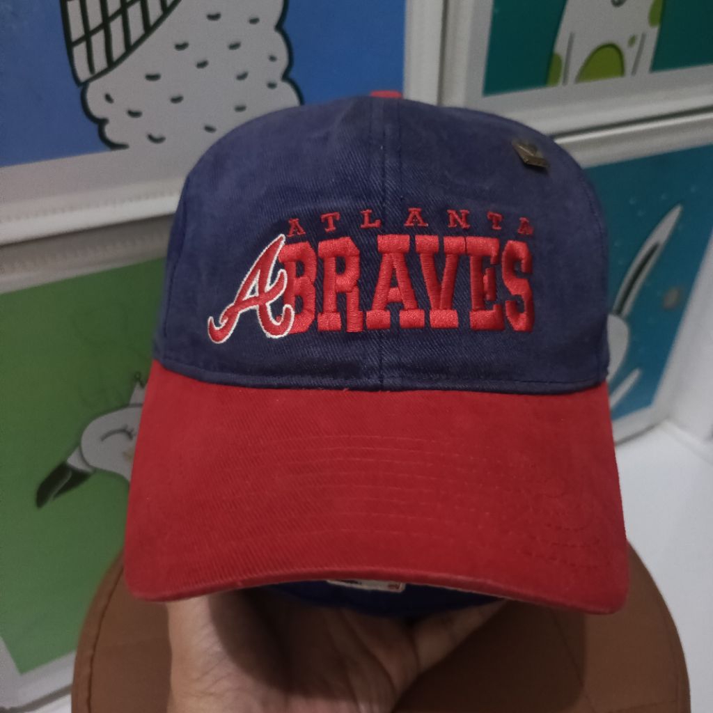 AllSize | Topi Vintage Lawasan MLB x STARTER "ATLANTA BRAVES"