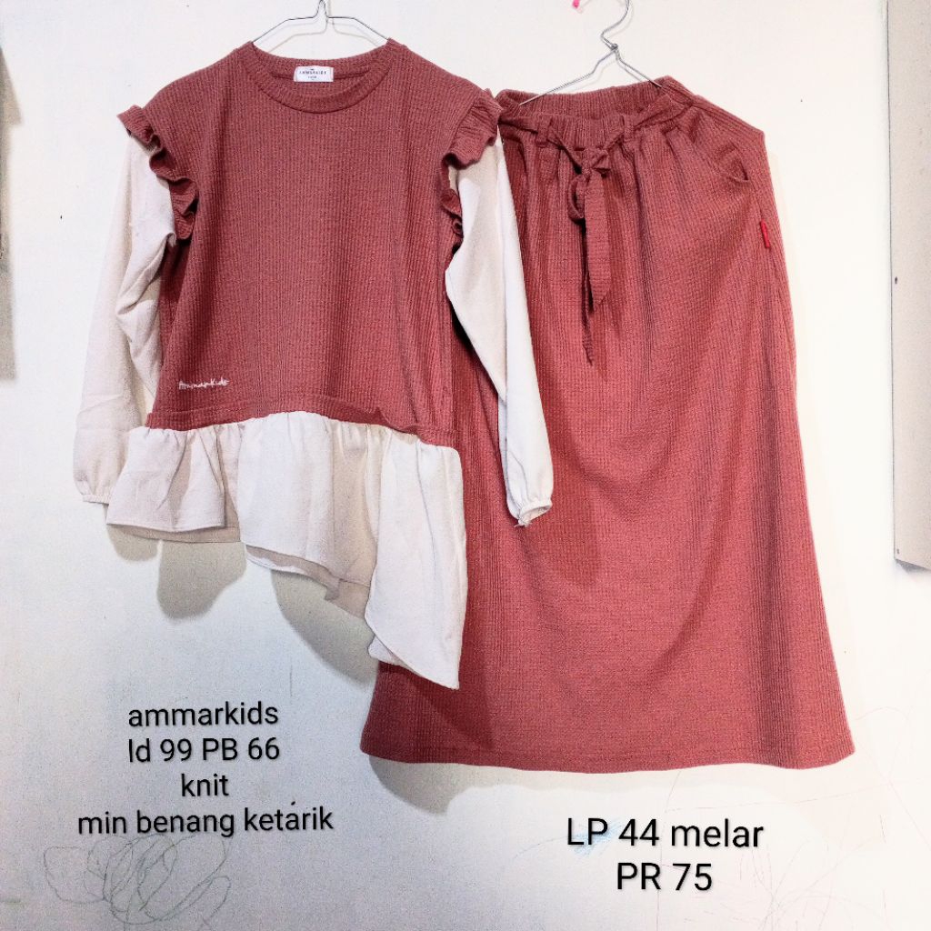 preloved one set rok anak