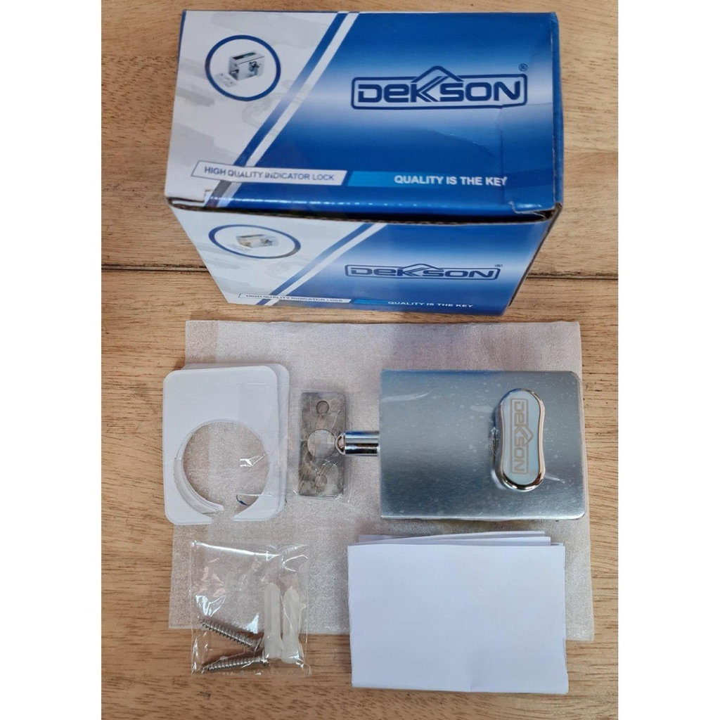 Glass Lock Dekson GL 8600C Kunci Pintu Kaca Kamar Mandi