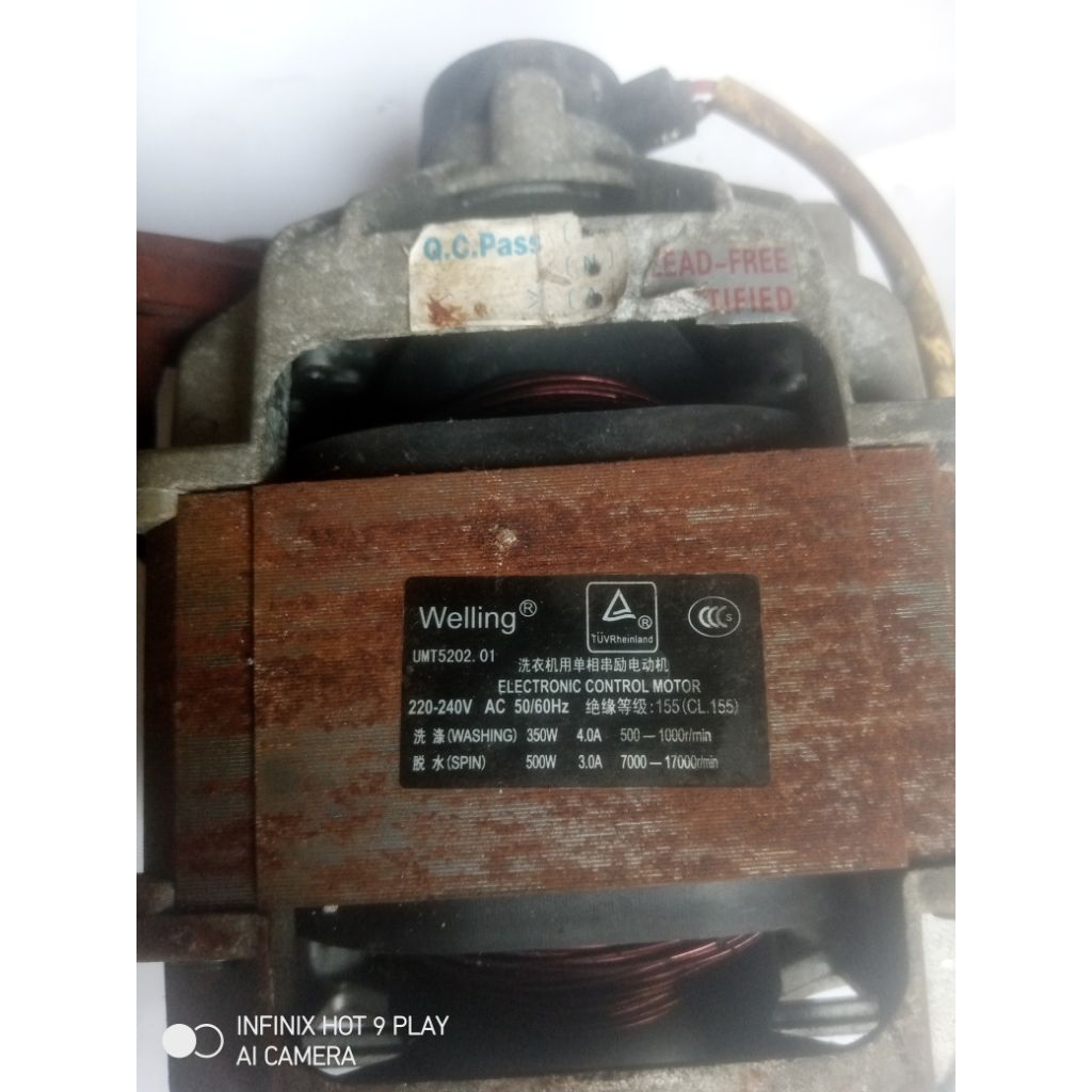 Dinamo mesin cuci samsung front loading WF0702NCE