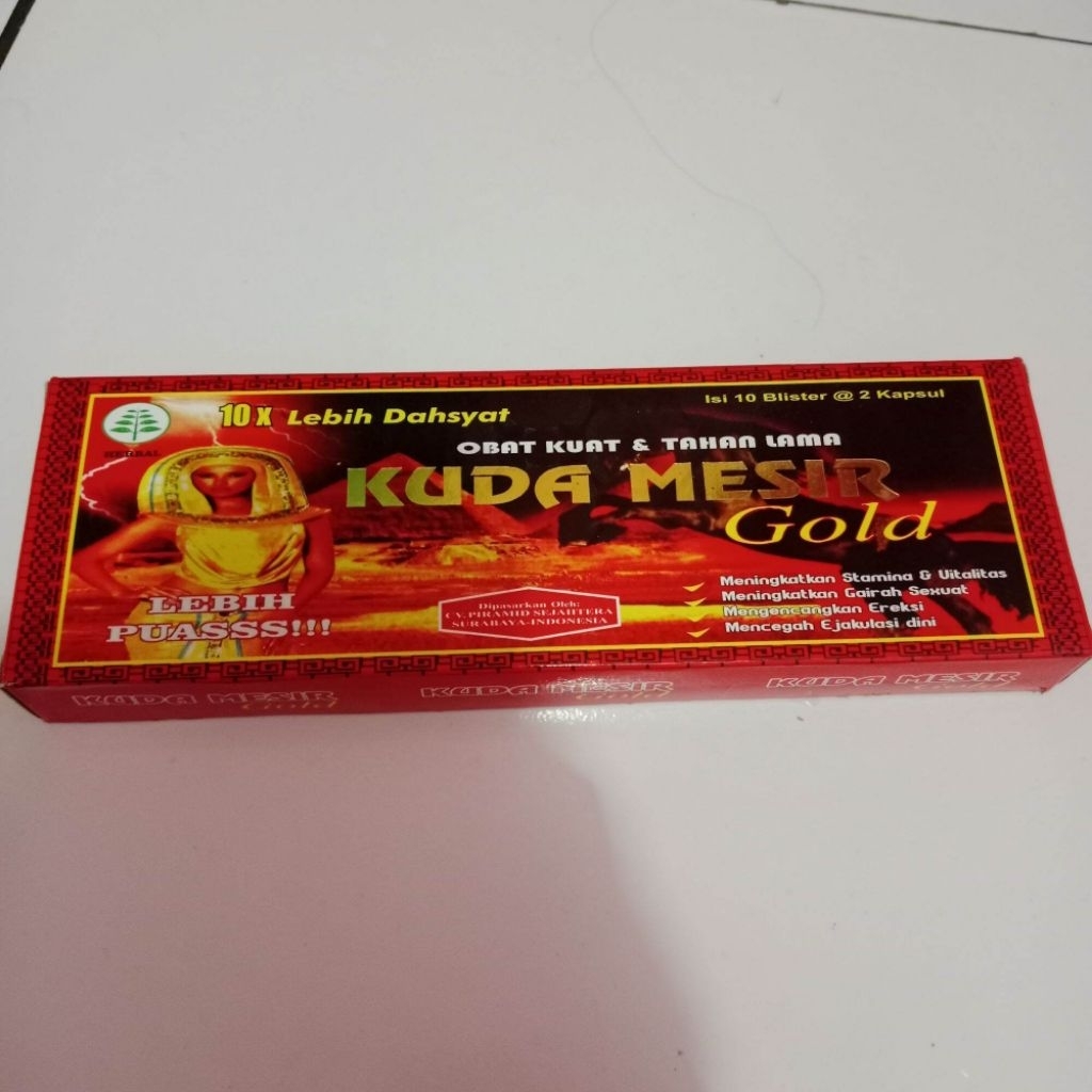 kuda mesir gold kapsul original
