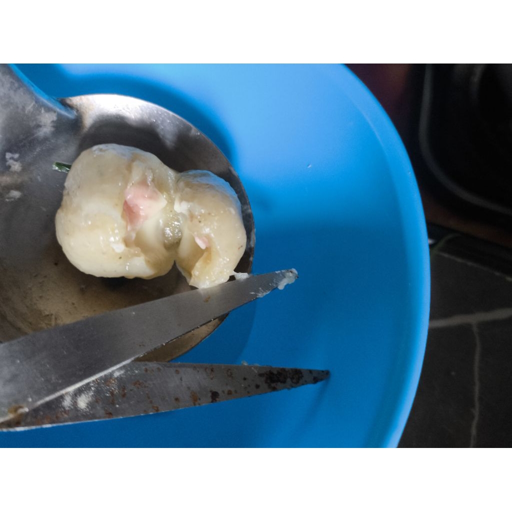 cilok longor kuah pedas