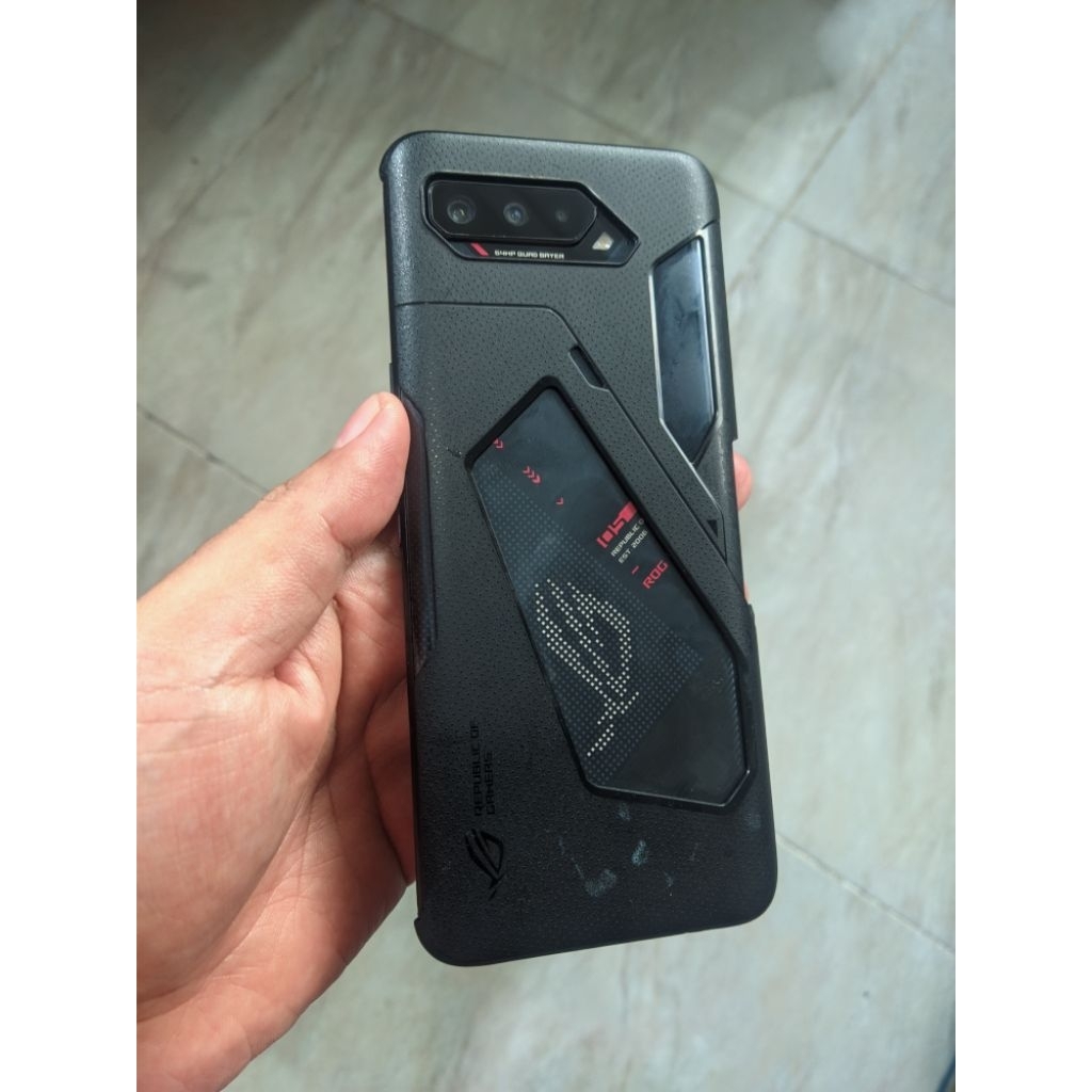 Rog 5s 8/128 hp aja,ada minus