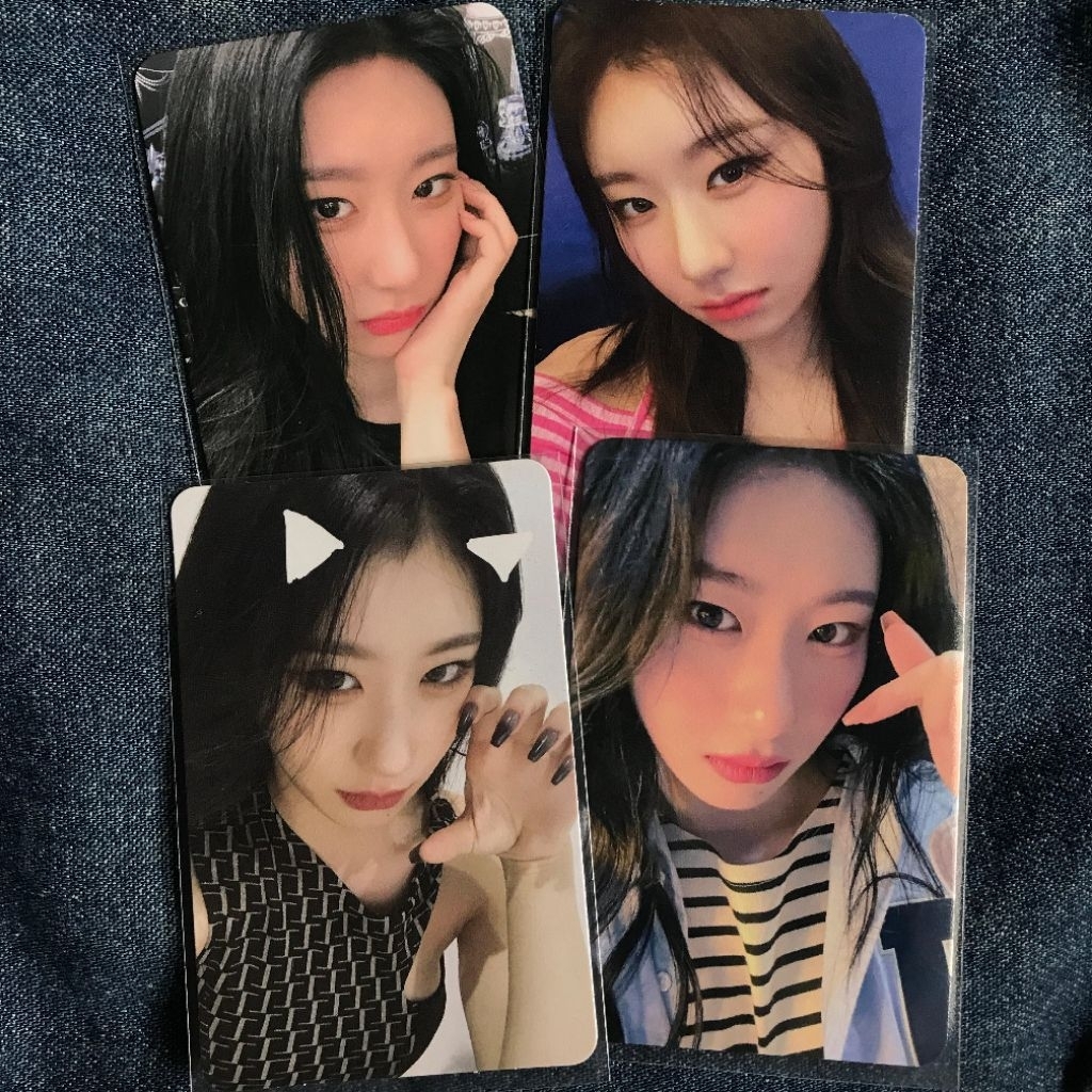 itzy chaeryeong checkmate cheshire pob benefit photocard