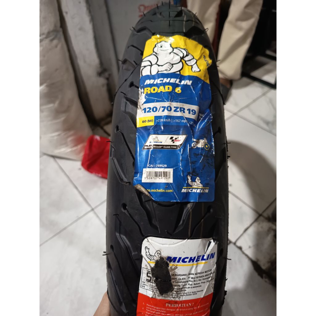 Promo Ban Luar Michelin ROAD 6 120/70-19