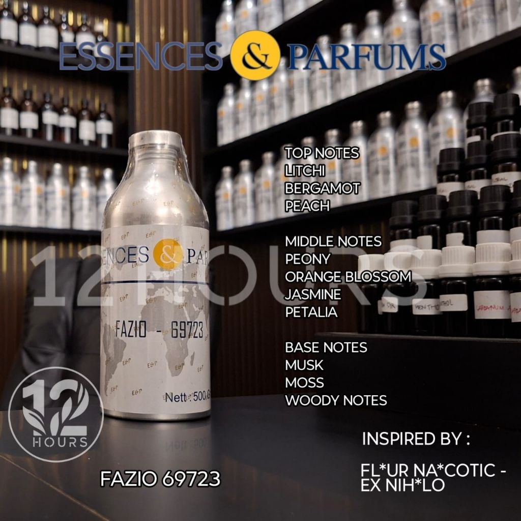 Bibit parfum Murni Essences&parfum " FAZIO " grade A  repack  50gr dan 100gr