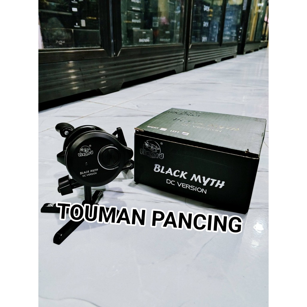 REEL BC LIZARD BLACK MYTH DC - DC Round Profile Baitcasting Reel Ultralight 156g Drag Clicker