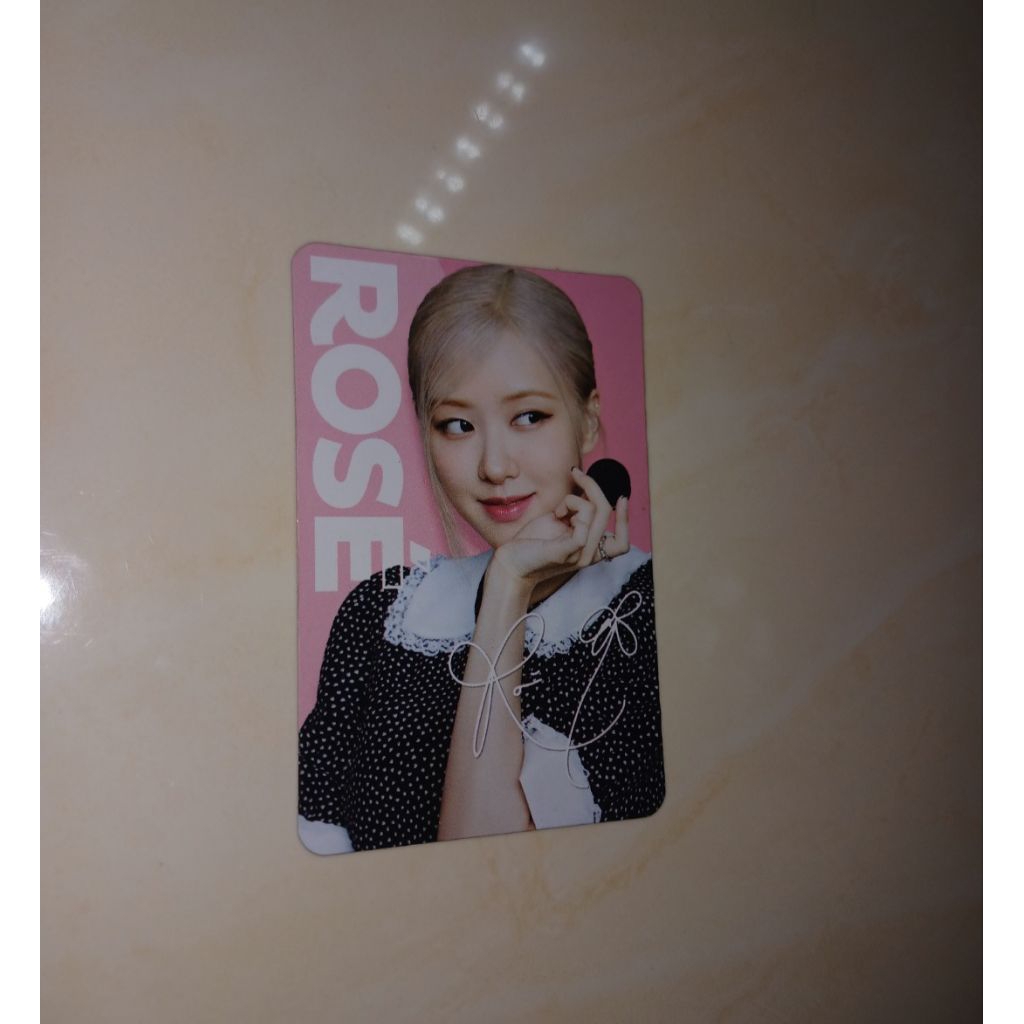 rose blackpink Oreo Photocard