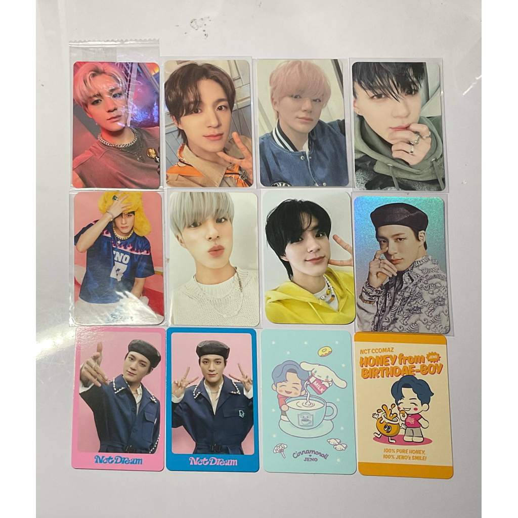 photocard official nct dream aab jeno istj glitch mode blanc diva candy beat box nctzone hello futur