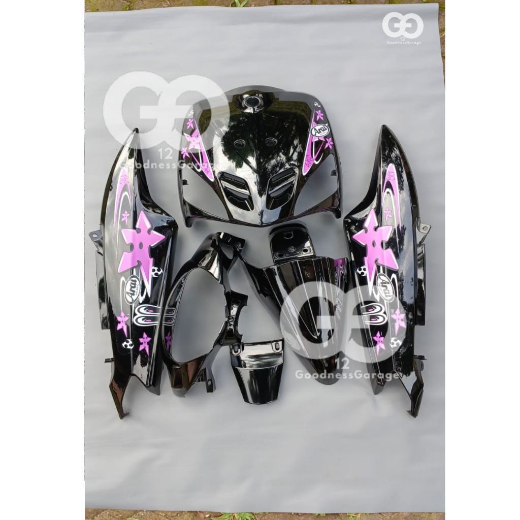 Yamaha Mio Sporty Striping Arai - Full Body Halus Mio Sporty Striping Arai
